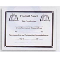 Stock Basketball Award Natural Parchment Certificate